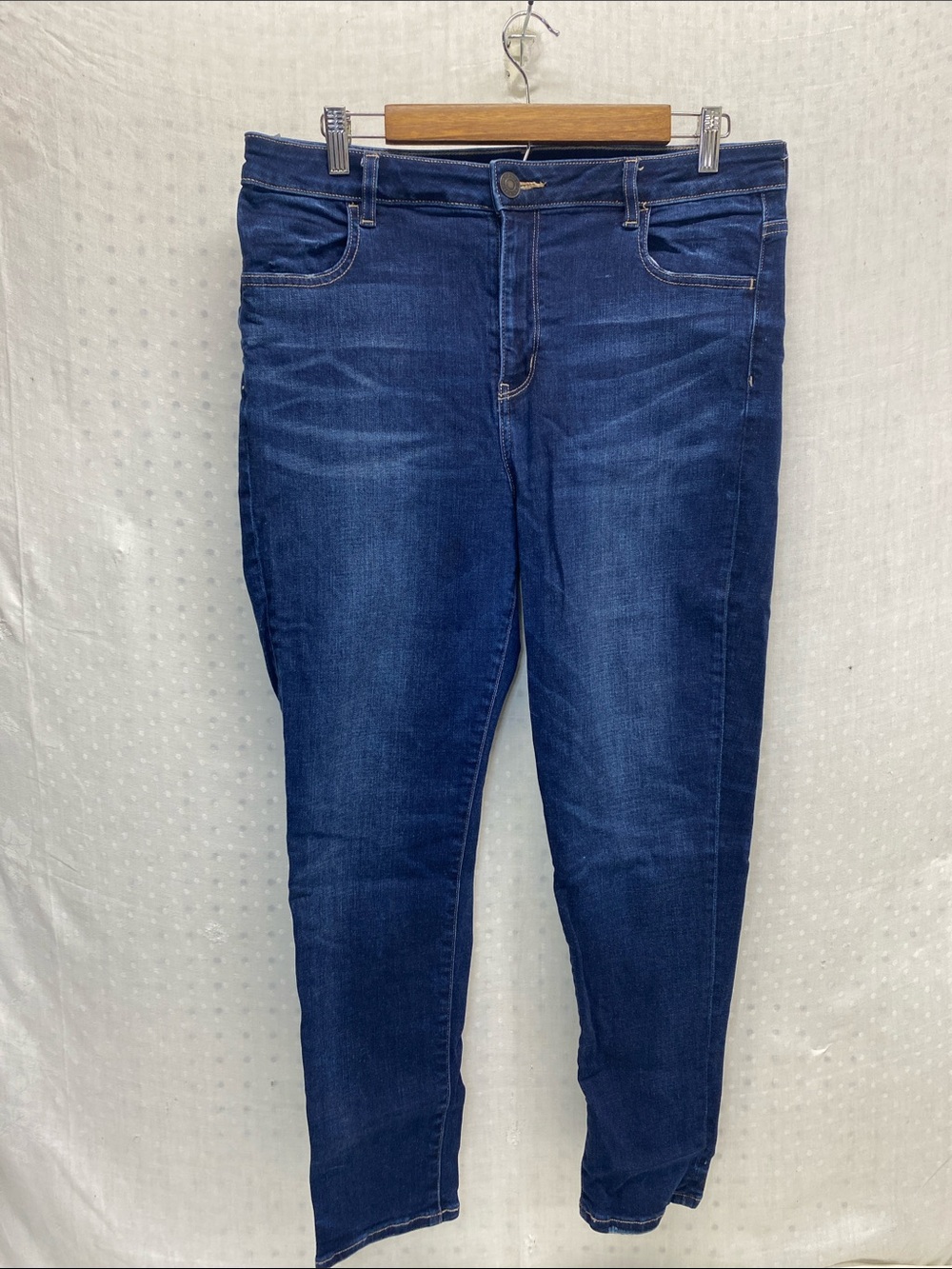 American Eagle Outfitters Dark Wash Hi-Rise Jegging Jeans Size 16‎ Short